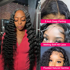 Karlami transparent lace front close-up showing invisible melt and skin-toned realism