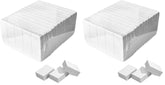Karlash nail mini white buffer block with 80/100 grit for prep before polish