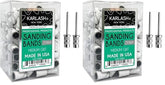 Karlash zebra medium-grit sanding bands packaging for quick prep and storage.