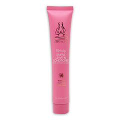 Karma Beauty Truffle Leave-In Bottle 60ml delivers deep moisture for dry, frizzy hair.