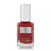 Karma Naturals Nail Polish Bordeaux bottle shows a non-toxic vegan formula.
