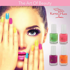 Karma Organic Kids Nail Polish Box No. 2 mood-changing shade ideal for kid-friendly play
