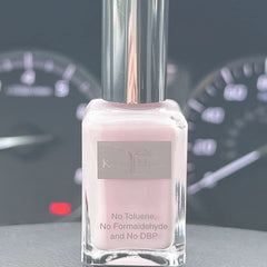 Karma Organic May Blossoms nails closeup highlights even finish and vibrant color