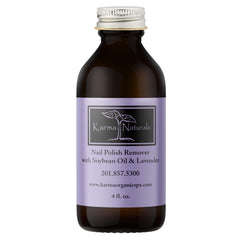 Karma Organic Nail Remover bottle pour for smooth, controlled polish removal.