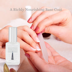 Karma Organic Triple 5 Base Coat brush application highlighting even, mess-free coverage