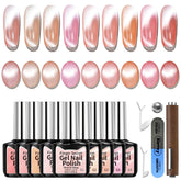 Karroy cat eye gel polish kit for at-home manicure