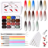Karroy sponges 100-piece set for easy ombre creation and flawless gradient nails