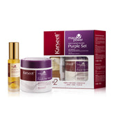 Karseell Purple Hair Mask bottle showing brass-neutralizing care for blonde hair