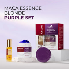 Karseell Purple Hair Mask jar close-up highlighting rich moisture for silky hair