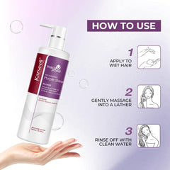 Karseell purple shampoo color-neutralization effect on silver and gray hair