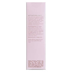 Karuna Balancing Facial Gel Cleanser bottle label close-up with clean ingredients.