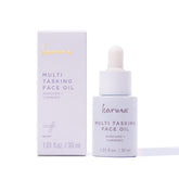 Karuna Skin Multi Tasking Face Oil bottle closeup for daily hydration and balance