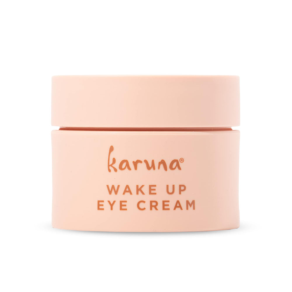 Karuna Wake Up Eye Cream with coffee cherry seed reduces under-eye puffiness