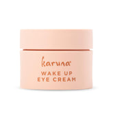 Karuna Wake Up Eye Cream with coffee cherry seed reduces under-eye puffiness