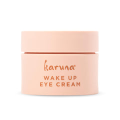 Karuna Wake Up Eye Cream with coffee cherry seed reduces under-eye puffiness