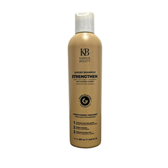 Kashia Beauty Ginger Strengthen Shampoo bottle focuses on scalp circulation benefits