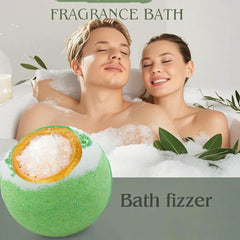 KASTU four-pack gift box bath bombs displayed for gifting