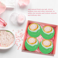 KASTU four-pack display makes a convenient gift-worthy bath experience.