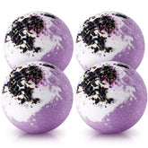 KASTU dried flower bath bombs in a gift box for a calming spa-like soak.