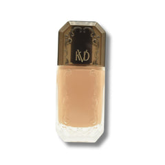 Kat Von D Good Apple Foundation bottle close-up for smooth, full-coverage application.