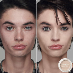 Kat Von D foundation texture closeup highlights creamy, blendable consistency