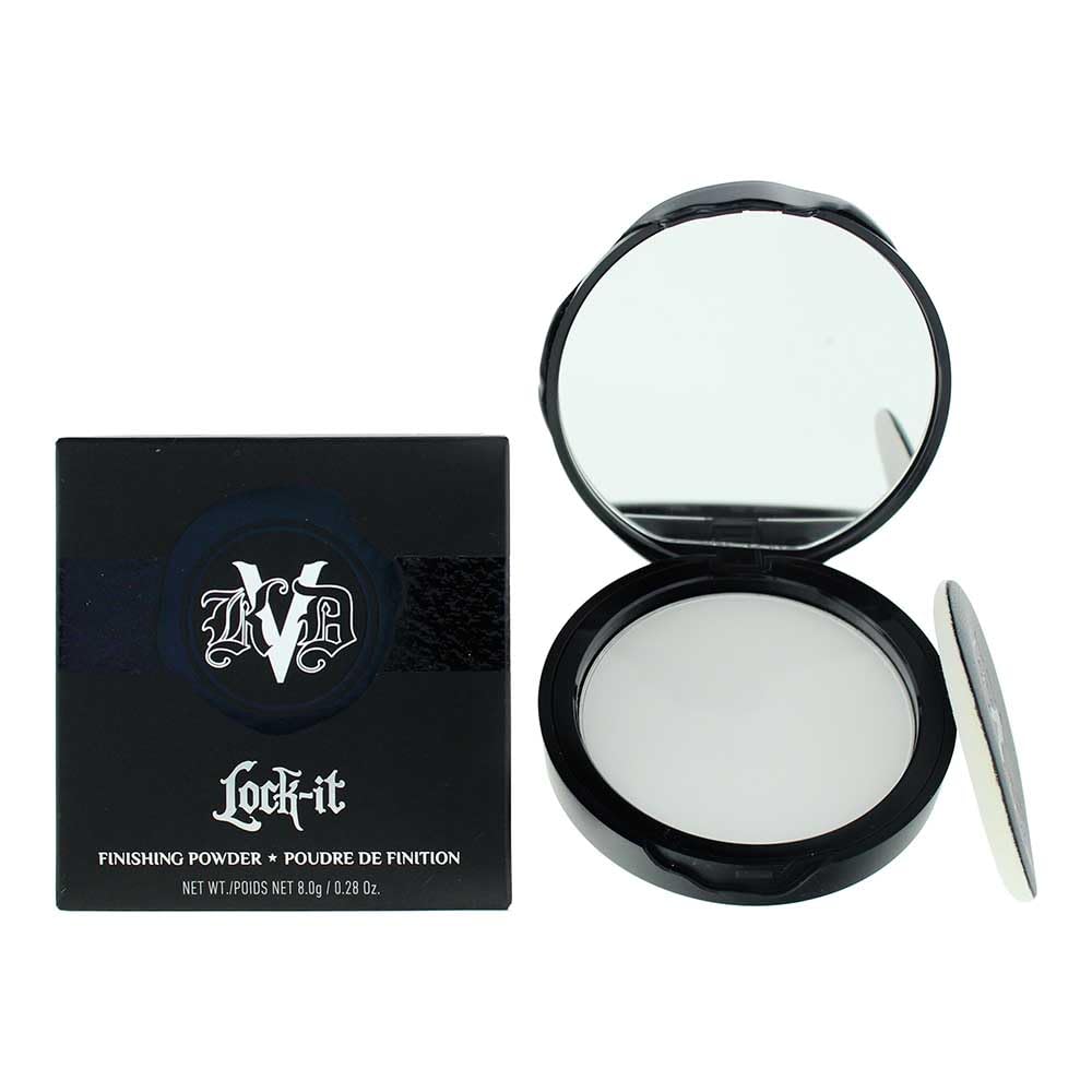 Kat Von D Lock-It Blotting Powder Refill in Fair for quick oil control without makeup disruption