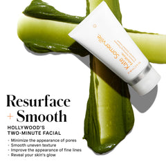 Kate Somerville Exfolikate being applied on a wet face for quick exfoliation