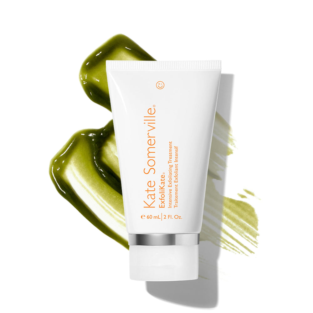 Kate Somerville Exfolikate Intensive scrub in jar reveals smoother skin after use
