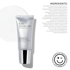 Kate Somerville SuperCell Serum dropper enables precise, targeted application.