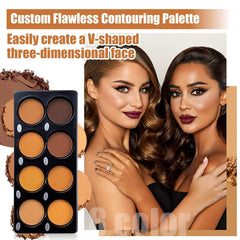 Katiluxiya Matte 8-Color Ttimming foundation swatch with luminous finish.
