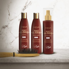 Kativa Post Straightening Serum Cream ingredients include argan oil for softness.