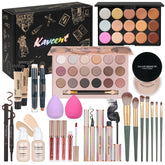 KAVCENT all-in-one makeup kit with 18-color palette for versatile looks
