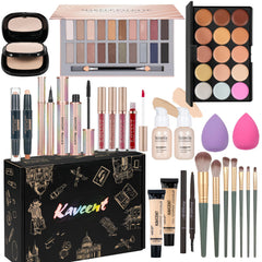 KAVCENT makeup kit with 20-color eyeshadow palette for versatile daily looks.