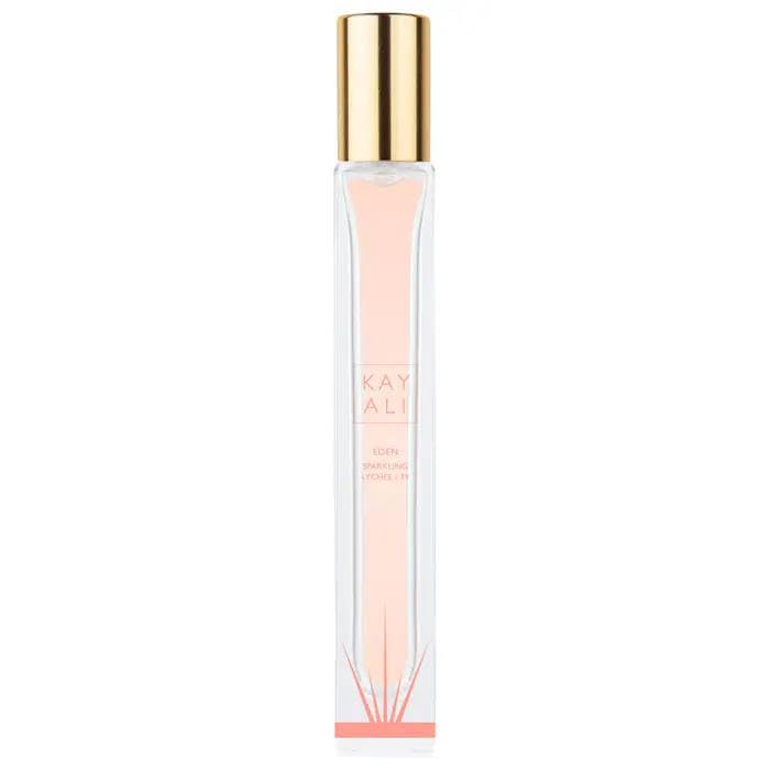 Kayali Eden Sparkling Lychee 39 travel spray bottle for on-the-go fragrance refresh