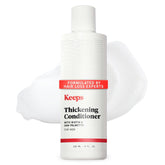 Keeps men's hair loss conditioner bottle for daily scalp care and nourishment.