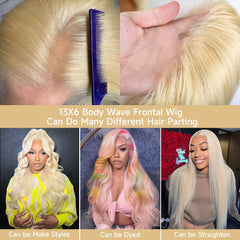 KEGOO 613 pre-plucked hairline for natural starting point