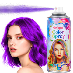 KENINA Purple Hair Spray bottle close-up showing easy washout color.