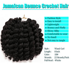 Kenkenten crochet hair showing easy brushing capability for smooth styling