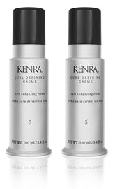 Kenra Curl Defining Creme 5 two-pack jars shown together for easy curl refinement and control.