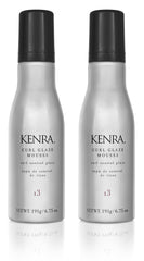 Kenra Curl Glaze Mousse 13 bottle front showing shiny, defined curls
