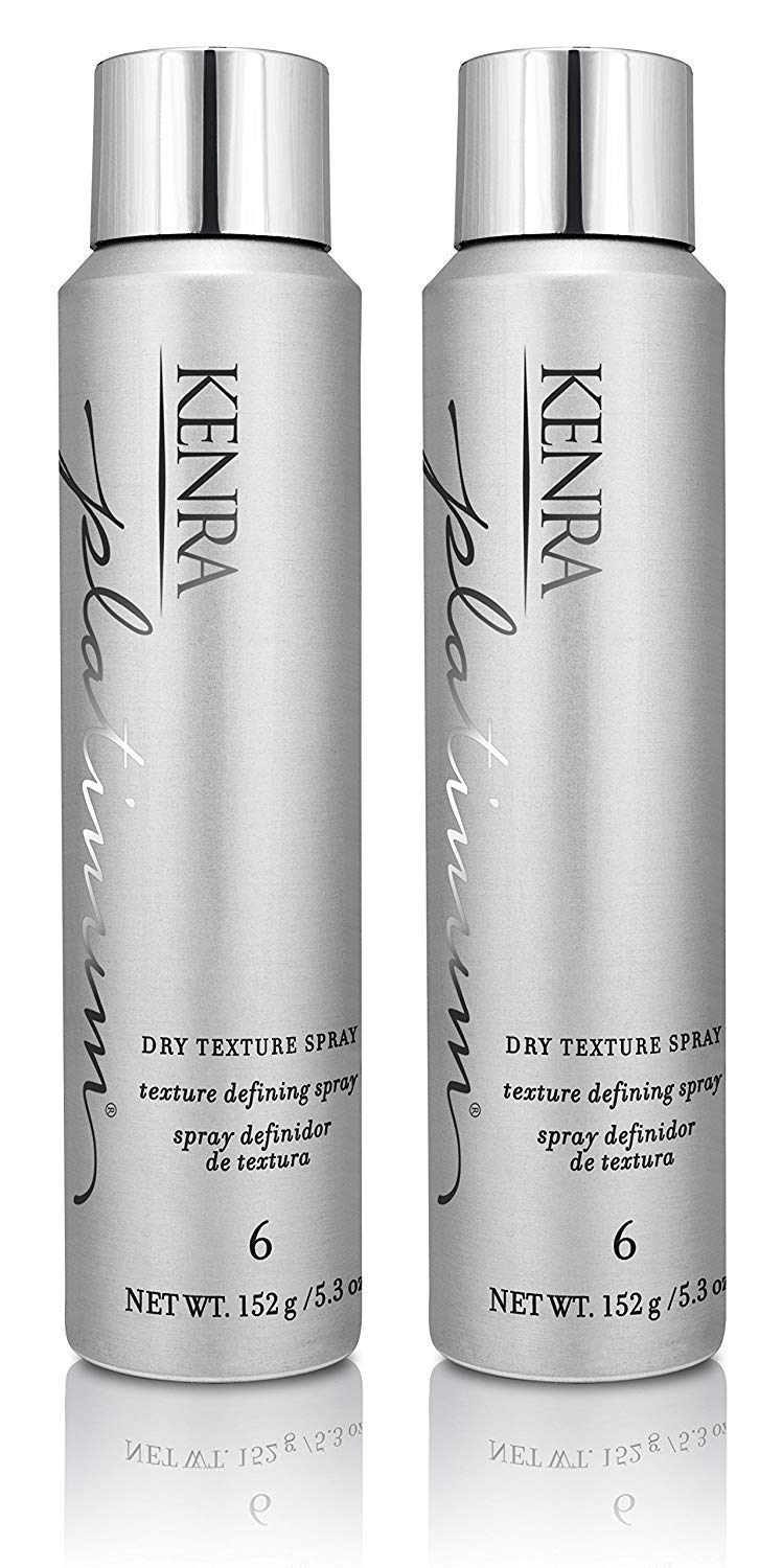 Kenra Platinum Dry Texture Spray 2-pack bottles for versatile styling
