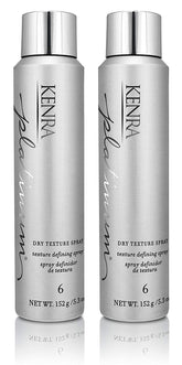 Kenra Platinum Dry Texture Spray 2-pack bottles for versatile styling