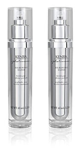 Kenra Platinum Silkening Gloss bottle for radiant shine.