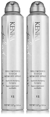 Kenra Platinum Voluminous Touch Memory Spray 12 bottle delivers flexible hold for lasting root lift