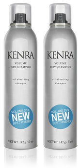 Kenra Volume Dry Shampoo bottle front for quick root refresh.