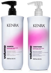 Kenra Volume Shampoo bottle showing root lift for fuller hair.