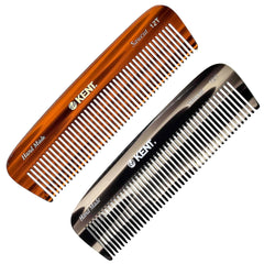 Kent 12T wide-tooth detangling comb for painless detangling of thick hair.
