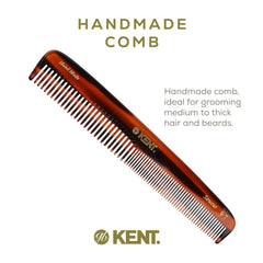 Kent 9T handmade sawcut detangler crafted for smooth, snag-free grooming.