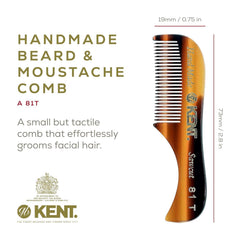 Kent beard comb set packaging indicating premium gift quality.