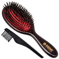Kent CSFS Classic Shine brush front view for smooth detangling